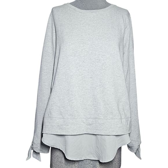 Kaari Blue Gray Pullover Cotton Blend Size Medium - Picture 1 of 4